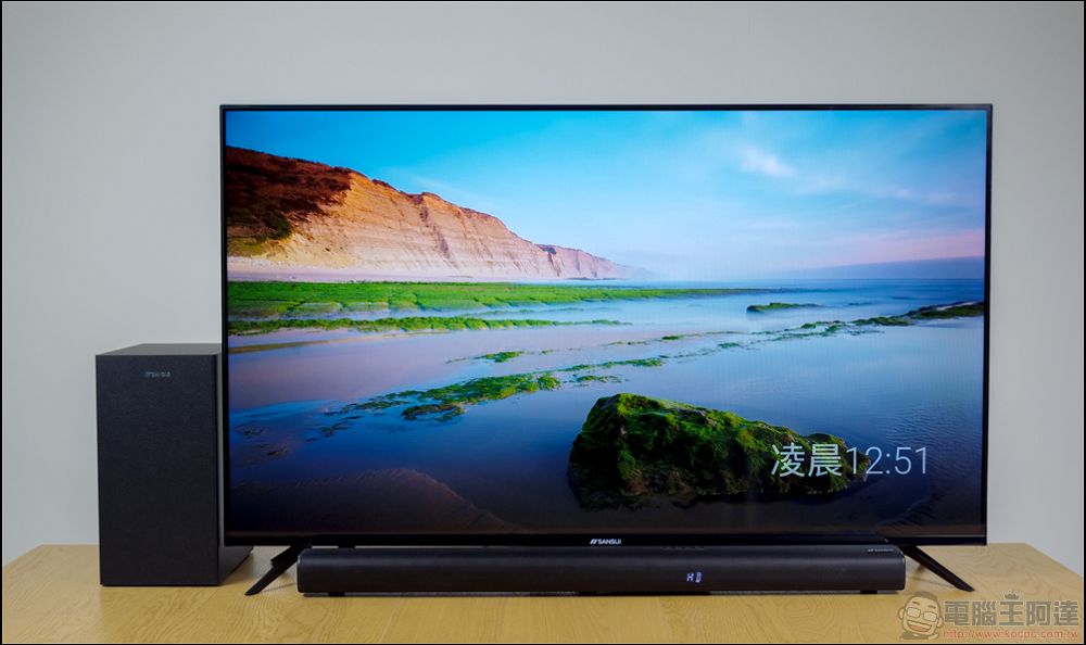 置身電影級震撼全景聲效頂級家庭劇院組 山水天空聲道 SoundBar X 4K QLED 量子智慧電視 - 電腦王阿達