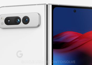 Google Pixel Fold 摺疊手機外觀渲染圖再次曝光！將搭載 Google Tensor G2 晶片並配備 12GB RAM