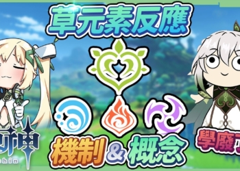 【原神】新手小學堂12▸🌿草元素反應機制&概念大全！激化/超激化/蔓激化/綻放/烈綻放/超綻放/燃燒，七大相關反應一點就通！哪個角色該堆精通？又該堆多少？草神甘雨融化隊手法？ ▹璐洛洛◃