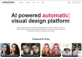cutout.pro 提供圖片和影片各種 AI 線上工具，去背、畫質提升、AI 繪圖、卡通化等都有