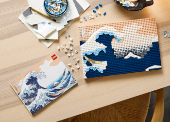 LEGO 樂高推出葛飾北齋日本浮世繪名作《神奈川沖浪裏》積木模型版本