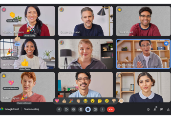 Google Meet 喜獲表情符號新功能，不用開麥就可以表達個人感受