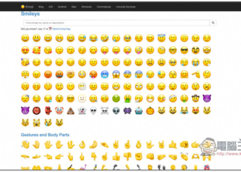 Get Emoji 提供數千個常用 Emoji 表情，讓你快速複製使用
