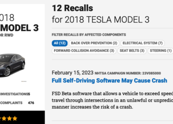 特斯拉 FSD 輔助駕駛系統因安全問題召回逾 36 萬輛車款，這次 Elon Musk 突然對召回二字很有意見