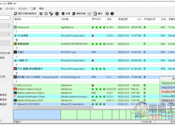 Bulk Crap Uninstaller 應該是目前最強的移除工具，免費開源、可掃描免安裝軟體