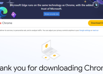 不甘成為 Chrome 下載器？微軟 Edge 在 Chrome 網頁加入巨型橫幅廣告