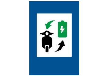 換電／充電站在這啦！台灣新版道路交通標誌將更清楚標示電動車設施，也有「換電站」喔！