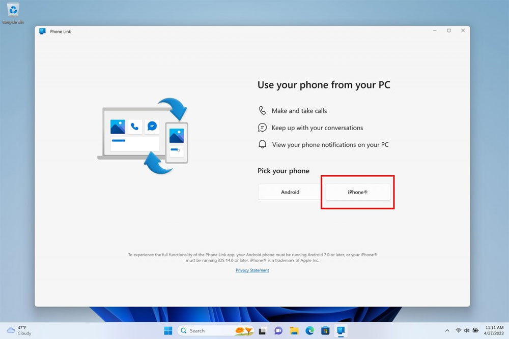 如何在 Windows 11 的手機連結使用 iPhone 中的 iMessage？ - 電腦王阿達