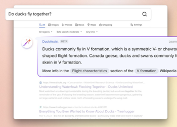 DuckDuckGo 也推 AI 搜尋，融入 OpenAI 與 Anthropic 雙 AI 技術的 DuckAssist 來了