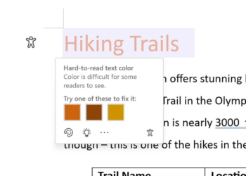 微軟為 Microsoft Office 加入新功能，幫助改善不利閱讀的配色