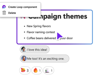 好用到讓你脫離不了小圈圈的 Microsoft Loop 協作服務來了 – 沒錯，它也有 AI