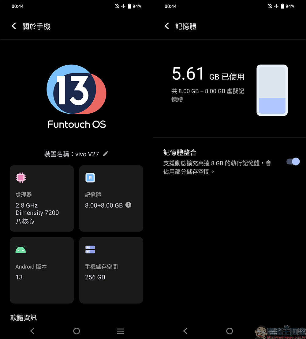 vivo V27 5G自帶光環人像神機開箱｜獨創時尚柔光環、最豐富美妝美顏模式前後 5000 萬畫素，全球首發天璣 7200 處理器 - 電腦王阿達