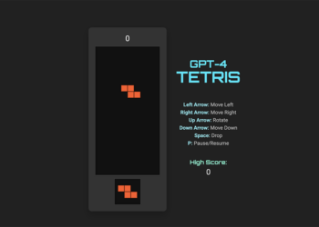 日本網友用 GPT-4 一瞬間就完成「俄羅斯方塊網頁遊戲」，僅一個程式碼有錯