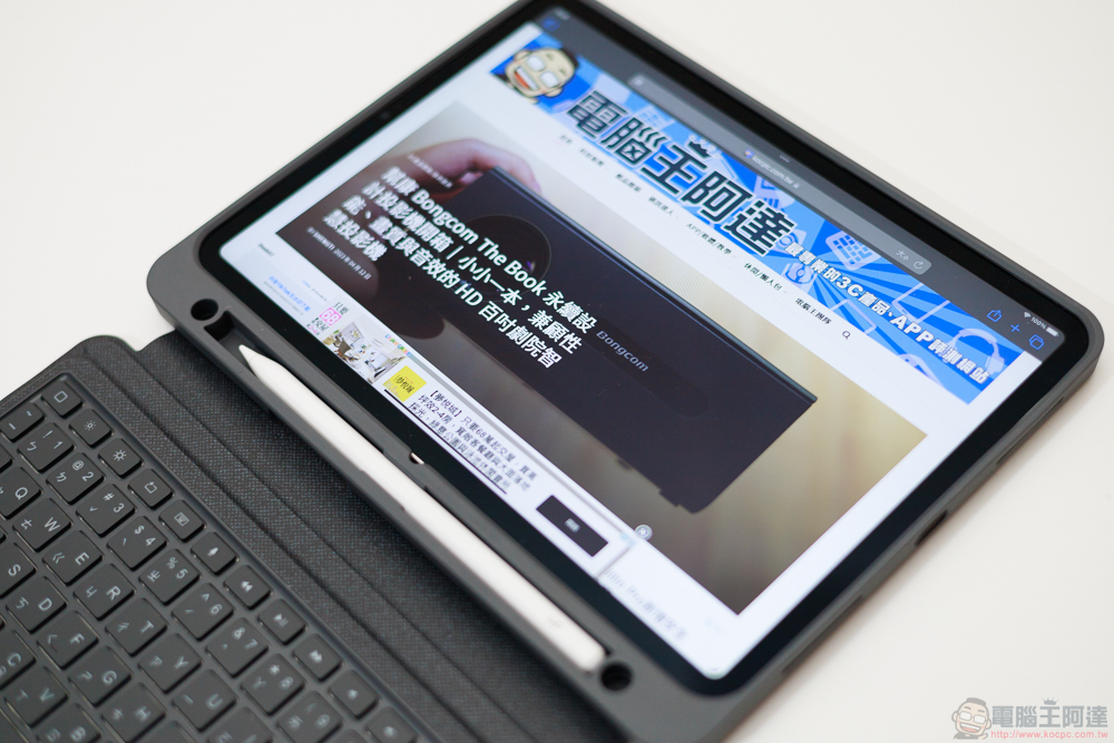 小資族 iPad 體驗全滿足！eiP Magnetix 磁吸可拆式藍牙觸控鍵盤、媲美 Apple Pencil 的磁吸充電觸控筆、專業筆觸磁吸類紙膜 eiP 超大杯全配件開箱 - 電腦王阿達