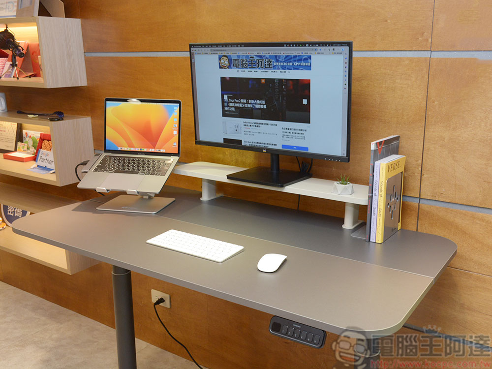 mindcase Allround Desk 鷗圓電動升降桌開箱：免萬元、易組裝，小資最愛 - 電腦王阿達