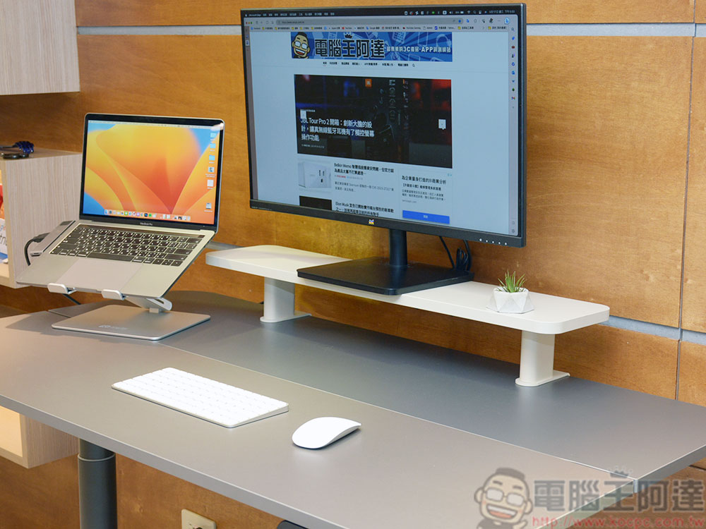 mindcase Allround Desk 鷗圓電動升降桌開箱：免萬元、易組裝，小資最愛 - 電腦王阿達