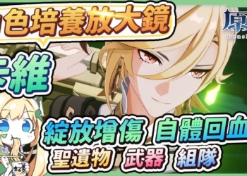 【原神研究室】卡維💼角色培養全分析▸草原核迸發增傷+自體回血？跳脫水草隊員的組隊限制！妮卡綻放、超/烈綻放、卡維綻放三大流派！天賦/聖遺物/武器/命座/畢業面板 ▹璐洛洛◃