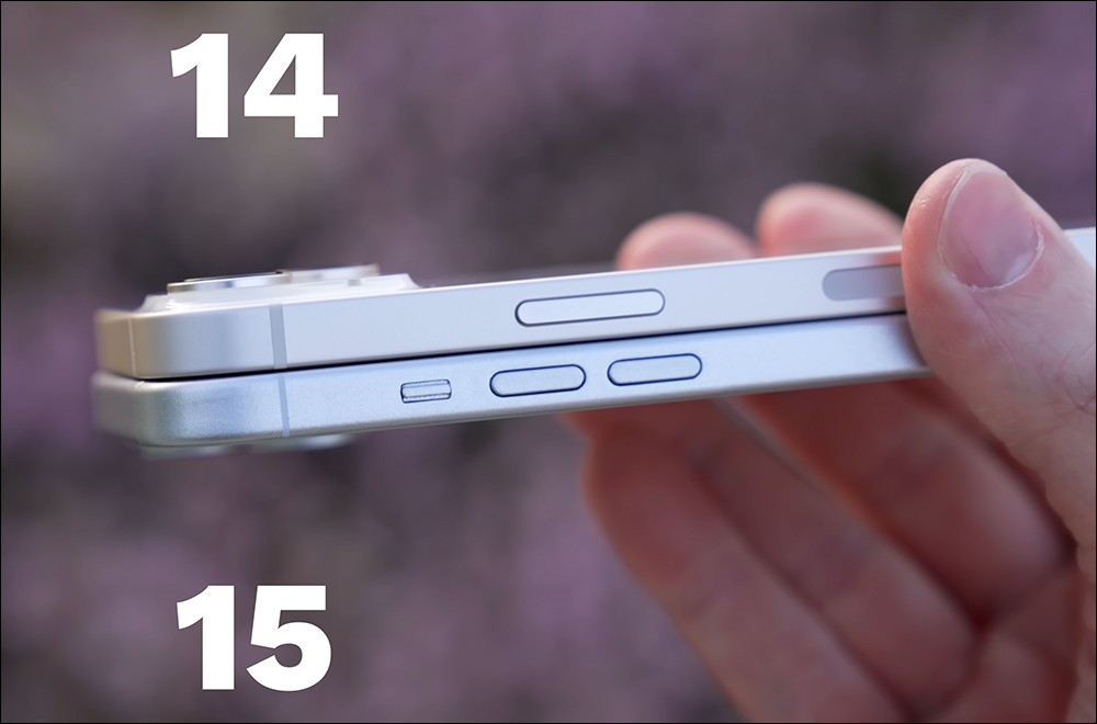 iPhone 15 全系列機模動手玩影片來了！全新圓角邊框設計、iPhone 15 Pro 系列採用鈦金屬材質中框 - 電腦王阿達