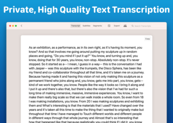 免費語音轉文字工具 MacWhisper 更新加入長文介面與批次功能