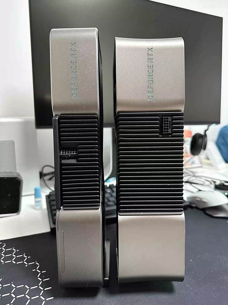 疑似 NVIDIA GeForce RTX 4090 Ti 的照片現身，佔用 4 條插槽超巨大 - 電腦王阿達