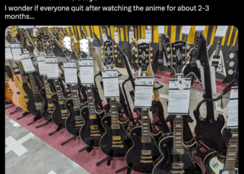 «孤獨搖滾！»帶來的吉他熱潮退燒，日本出現大量吉他拋售潮