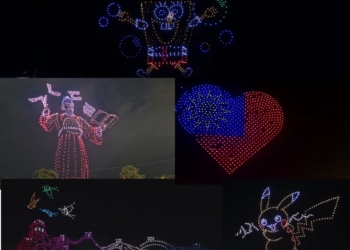 融合科技與藝術：令人難以置信的天空秀，無人機表演震撼上演