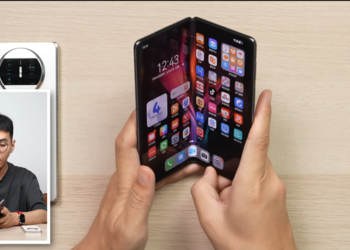 稍早突然開賣的新一代華為 Mate X5 摺疊手機已被開箱，實測行動網路速度超驚人