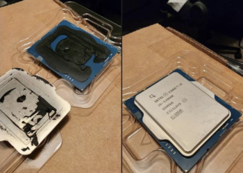假 i9-13900K 已在市場流竄，國外網友買全新盒裝版，打開後 CPU 沒有矽裸晶