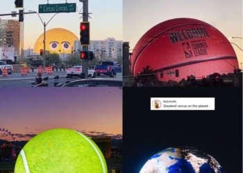 讓人大開眼界的拉斯維加斯新地標: MSG Sphere 威尼斯人酒店球體館