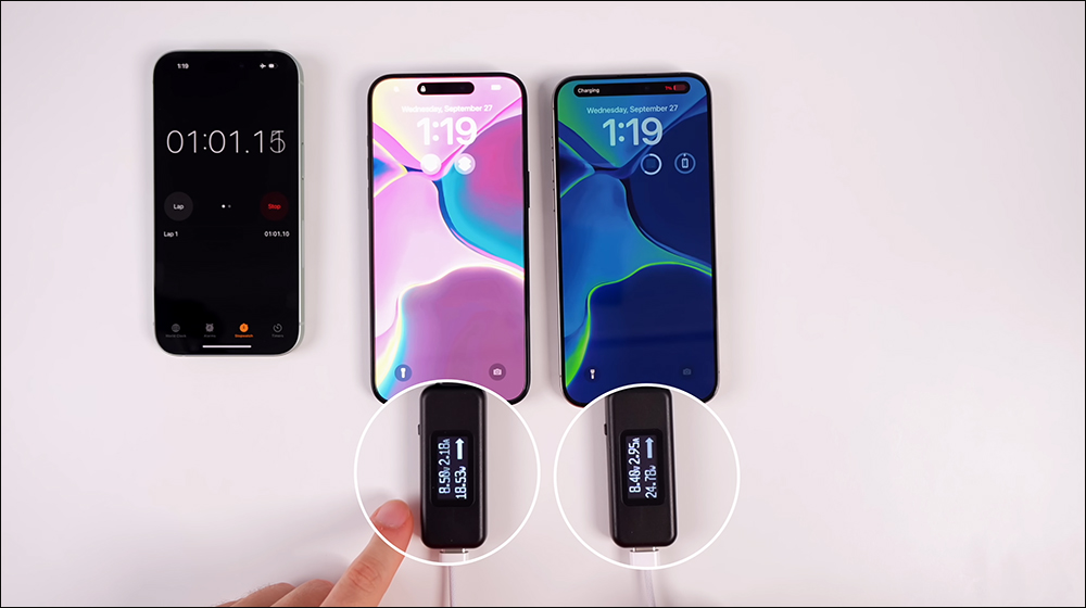 iPhone 15 充電器瓦數選多少才夠用？用 iPhone 15 Pro Max 搭配各瓦數原廠充電器進行實測，30W不一定比20W適合？ - 電腦王阿達
