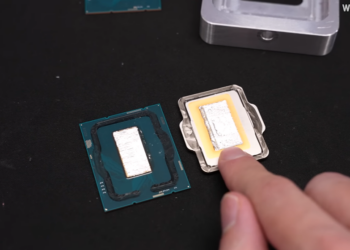 差真多！YouTube 實測發現 i9-14900K 處理器把蓋子移除後，溫度下降 12 度