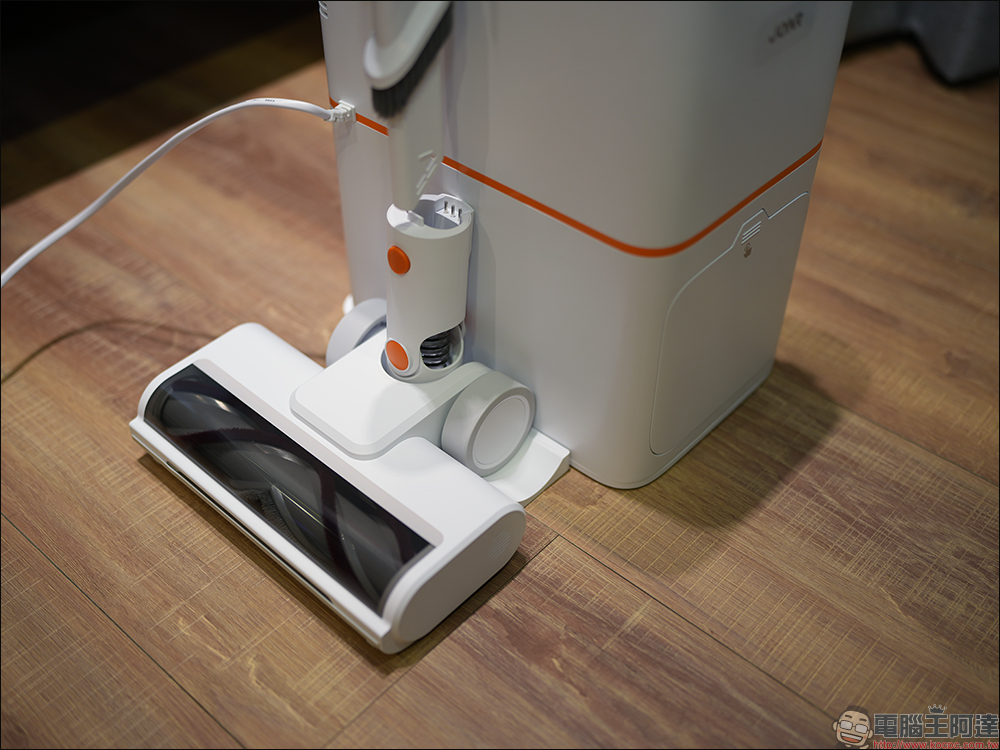 JONR 超淨化無線吸塵器開箱｜25000Pa 超強吸力，自動集塵、充電、收納一站搞定 - 電腦王阿達