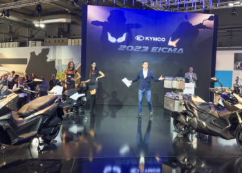 油電超跨界！KYMCO 米蘭車展推 ADV 概念重車 CV-L6，還有超耐重換電物流車款 i-Tuber