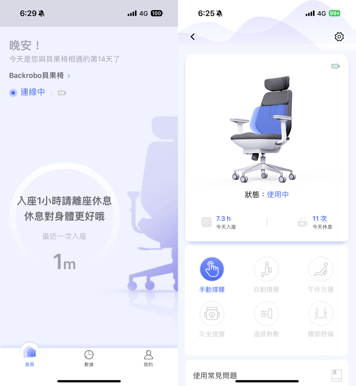 最了解你的人體工學椅，Backrobo 空氣貝果椅可偵測坐姿自動微調、還能幫你溫感熱敷 - 電腦王阿達