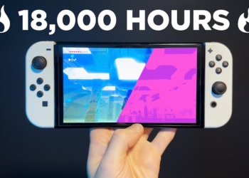 國外勇者實測 Nintendo Switch OLED 二年不關機、螢幕持續亮著，來測試什麼時候發生烙印