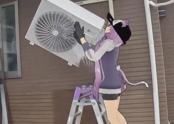 最 Hardcore 的 VTuber ! 直播DIY 安裝冷氣機與砍樹