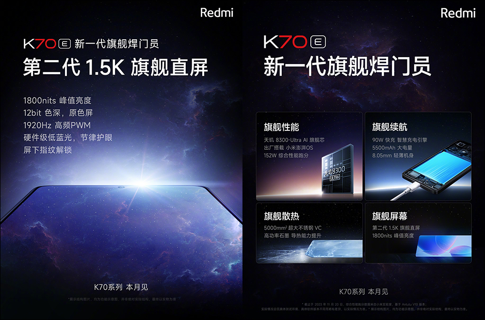 Redmi K70 系列真機外觀曝光！更多新機規格、配色搶先看 - 電腦王阿達
