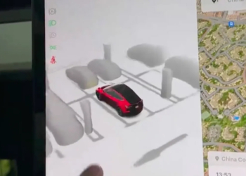 Tesla「高傳真 3D 影像」停車輔助，環景鳥瞰停車顯示升級正式釋出