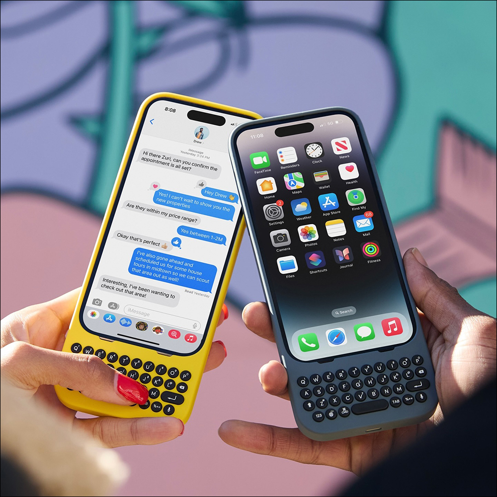 Clicks 推出 iPhone 實體鍵盤殼，不僅保護手機，還能享受實體按鍵的按壓手感！（iPhone 15 Pro 系列與 iPhone 14 Pro 適用） - 電腦王阿達