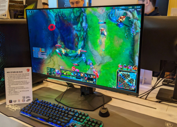 微星展示一款內建 AI 外掛的螢幕，幫助你在《英雄聯盟》中作弊，標示敵人的位置