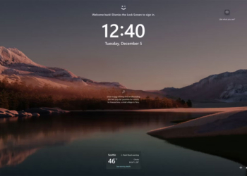 Windows 10 和 Windows 11 讓你打開電腦就能從鎖定螢幕上瞭解天氣情況