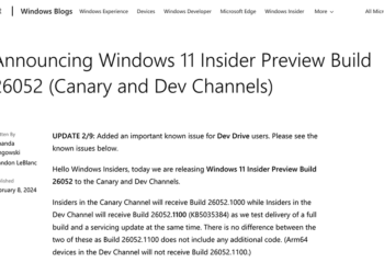 玩遊戲就死當 Windows 11 build 26052 爆災情，回復前一版本資料還會不見！