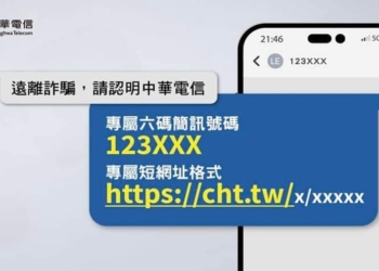 中華電信全面推動專屬六碼簡訊號碼及短網址!