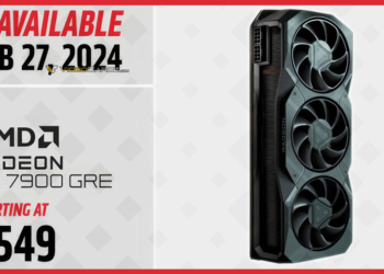 外媒稱原中國限定的 AMD Radeon RX 7900 GRE 將於全球推出，售價 549 美金