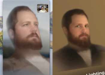 Apple Vision Pro 虛擬形象 Personas  五官對比、畫面細緻度都有所改善，不再僵硬死板