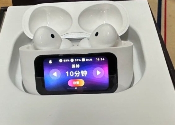 比 Apple 更高科技！中國打造出有觸控螢幕的 AirPods 山寨版