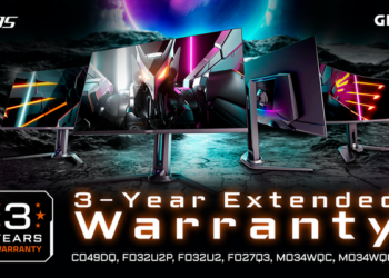 技嘉科技 QD-OLED 顯示器保修大升級 提供 3 年烙印保固