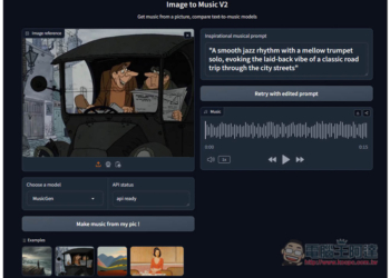 Image to Music 用圖片生成 AI 音樂的免費工具，提供多種模型選項