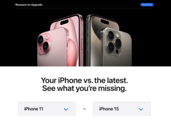 Apple 最新比較網頁貼心列出「換掉老 iPhone 升級新機的各種理由」