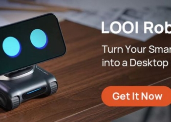 國外募資平台推出將智慧型手機變成桌面機器人的「LOOI Robot」